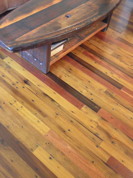 Greenheart Flooring (Tan and Red Mix)